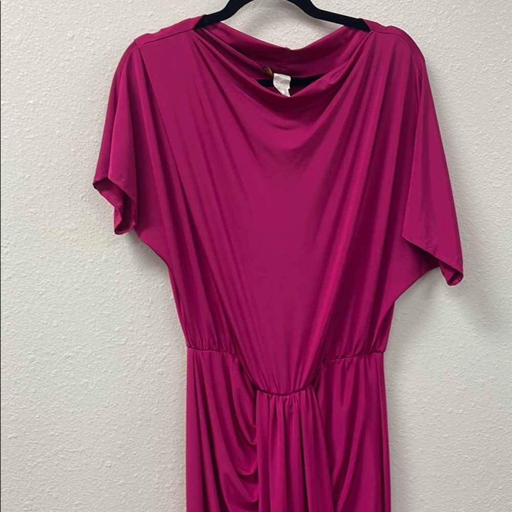 Magenta formal dress image 2